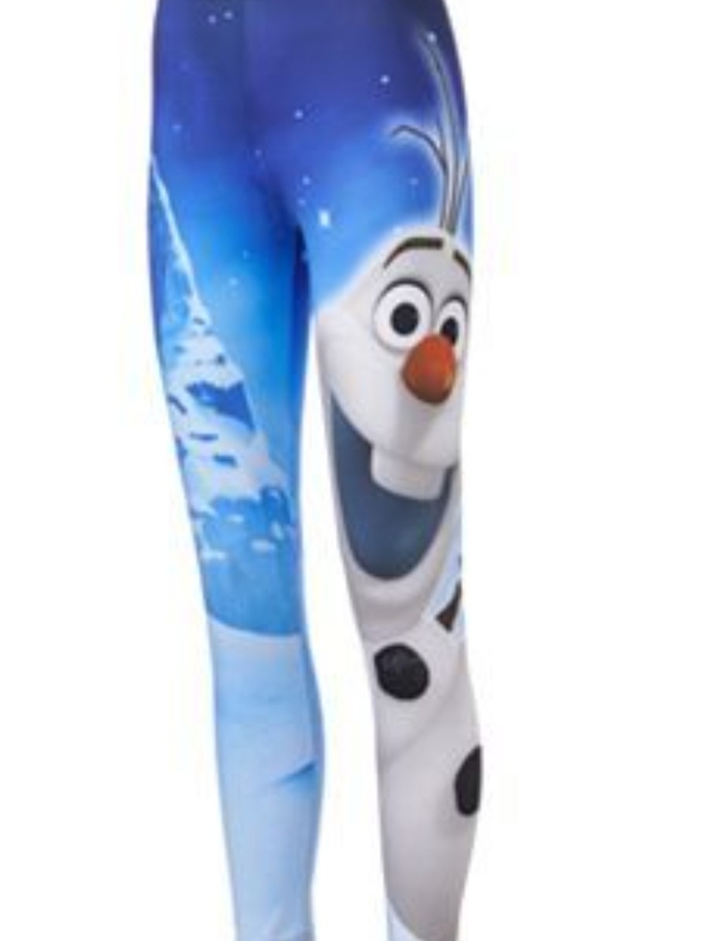 Disney Blue Olaf Print Leggings